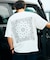 HAV-A-HANK×FREAK'S STORE/ハバハンク 別注 バックプリント バンダナデザイン ピグメント クルーネックTシャツ