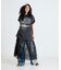 Tシャツ レースドッキング ワンピース