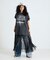Tシャツ レースドッキング ワンピース