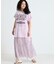 Tシャツ レースドッキング ワンピース