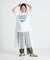 Tシャツ レースドッキング ワンピース