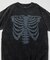 ボーンプリント パウダーブリーチ クルーネックTシャツ
