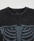 ボーンプリント パウダーブリーチ クルーネックTシャツ
