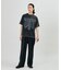 ボーンプリント パウダーブリーチ クルーネックTシャツ
