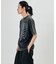ボーンプリント パウダーブリーチ クルーネックTシャツ