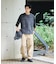 コールドダイ フットボール クルーネックTシャツ