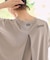 別注 スキッパーネック Tシャツワンピース/吸汗 速乾 抗菌防臭効果あり