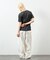 Essentials タイトフィット S/S ヘンリーネック ピグメントTシャツ