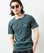 Essentials タイトフィット S/S ヘンリーネック ピグメントTシャツ