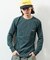 Essentials タイトフィット L/S クルーネック ピグメントTシャツ