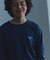 Essentials タイトフィット L/S クルーネック ピグメントTシャツ