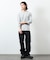Essentials タイトフィット L/S クルーネック ワッフルTシャツ