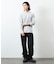Essentials タイトフィット L/S クルーネック ワッフルTシャツ