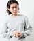Essentials タイトフィット L/S クルーネック ワッフルTシャツ