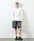 Essentials タイトフィット L/S クルーネック ワッフルTシャツ