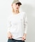 Essentials タイトフィット L/S クルーネック ワッフルTシャツ