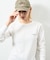 Essentials タイトフィット L/S クルーネック ワッフルTシャツ