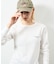 Essentials タイトフィット L/S クルーネック ワッフルTシャツ