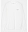 Essentials タイトフィット L/S クルーネック ワッフルTシャツ