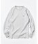 Essentials タイトフィット L/S クルーネック ワッフルTシャツ