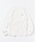 Essentials タイトフィット L/S クルーネック ワッフルTシャツ