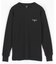 Essentials タイトフィット L/S クルーネック ワッフルTシャツ