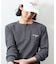 Essentials タイトフィット L/S ヘンリーネック ワッフル Tシャツ