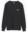 Essentials タイトフィット L/S ヘンリーネック ワッフル Tシャツ