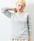 Essentials タイトフィット L/S ヘンリーネック ワッフル Tシャツ