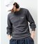 Essentials タイトフィット L/S ヘンリーネック ワッフル Tシャツ