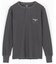 Essentials タイトフィット L/S ヘンリーネック ワッフル Tシャツ