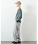 Essentials タイトフィット L/S クルーネック ワッフル ピグメントTシャツ