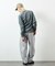 Essentials タイトフィット L/S クルーネック ワッフル ピグメントTシャツ