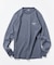 Essentials タイトフィット L/S クルーネック ワッフル ピグメントTシャツ