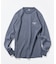 Essentials タイトフィット L/S クルーネック ワッフル ピグメントTシャツ
