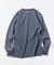 Essentials タイトフィット L/S クルーネック ワッフル ピグメントTシャツ