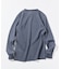 Essentials タイトフィット L/S クルーネック ワッフル ピグメントTシャツ