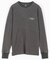 Essentials タイトフィット L/S クルーネック ワッフル ピグメントTシャツ