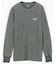 Essentials タイトフィット L/S クルーネック ワッフル ピグメントTシャツ