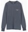 Essentials タイトフィット L/S クルーネック ワッフル ピグメントTシャツ