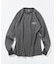Essentials タイトフィット L/S クルーネック ワッフル ピグメントTシャツ