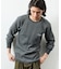 Essentials タイトフィット L/S クルーネック ワッフル ピグメントTシャツ