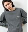 Essentials タイトフィット L/S クルーネック ワッフル ピグメントTシャツ