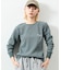 Essentials タイトフィット L/S クルーネック ワッフル ピグメントTシャツ