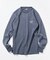 Essentials タイトフィット L/S クルーネック ワッフル ピグメントTシャツ