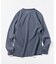 Essentials タイトフィット L/S クルーネック ワッフル ピグメントTシャツ
