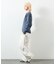 Essentials タイトフィット L/S ヘンリーネック ワッフル ピグメントTシャツ