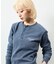 Essentials タイトフィット L/S ヘンリーネック ワッフル ピグメントTシャツ
