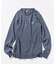 Essentials タイトフィット L/S ヘンリーネック ワッフル ピグメントTシャツ
