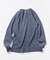 Essentials タイトフィット L/S ヘンリーネック ワッフル ピグメントTシャツ